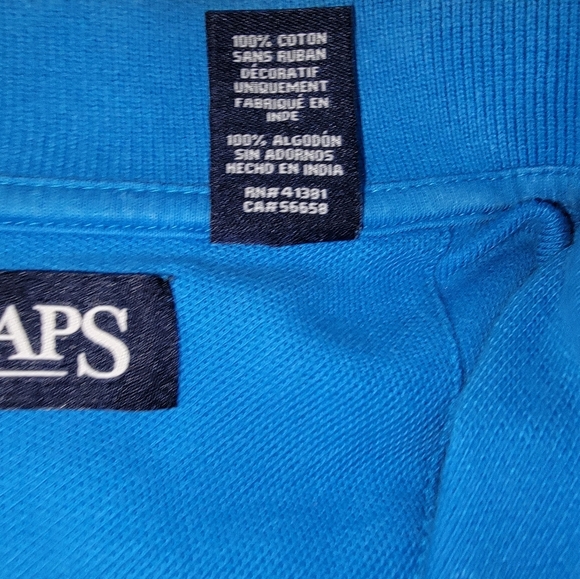 Chaps Blue Polo Shirt Timeless Style - Picture 6 of 8